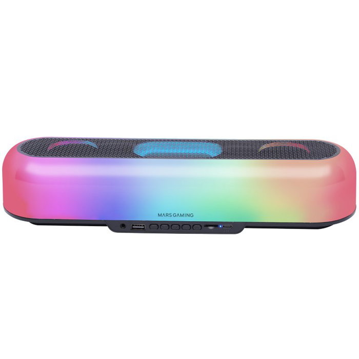 Mars Gaming MSB-ORB Barra de Sonido Bluetooth RGB 360º Negro Mars Gaming MSB-ORB Barra de Sonido Bluetooth RGB 360º Negro